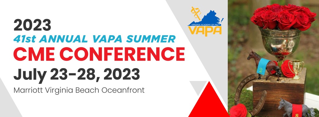 2023 VAPA Summer Conference,
                        July 23 - July 28, 2023
                        , Marriott Virginia Beach Oceanfront
                        Virginia Beach
                        VA