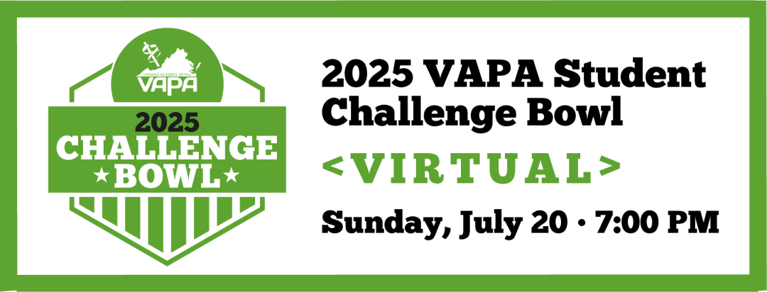 2025 VAPA Challenge Bowl,
                        July 20 - July 20, 2025
                        
                        
                        