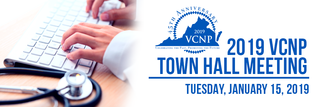 2019 VCNP Town Hall Meeting - January 15,
                        January 15 - January 15, 2019
                        
                        
                        