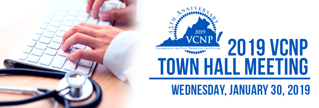 2019 VCNP Town Hall Meeting - January 30,
                        January 30 - January 30, 2019
                        , GoToMeeting
                        
                        
