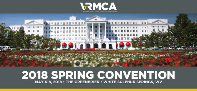 2018 Spring Convention,
                        May 6 - May 18, 2018
                        , The Greenbrier
                        White Sulpher Springs
                        VA