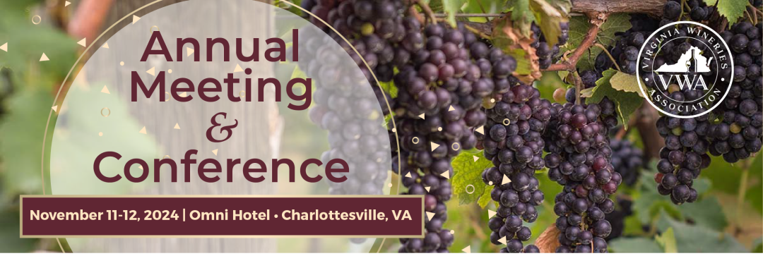 VWA Annual Meeting & Conference 2024,
                        November 11 - November 12, 2024
                        , Omni Charlottesville Hotel
                        Charlottesville
                        VA